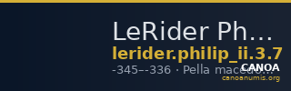 LeRider Philip II 3.7 — CANOA