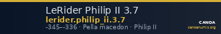LeRider Philip II 3.7 — CANOA