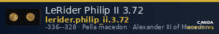 LeRider Philip II 3.72 — CANOA