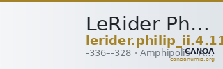 LeRider Philip II 4.111 — CANOA