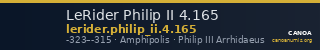 LeRider Philip II 4.165 — CANOA