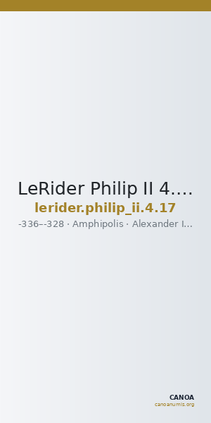 LeRider Philip II 4.17 — CANOA