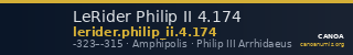 LeRider Philip II 4.174 — CANOA