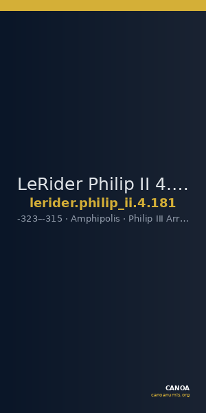 LeRider Philip II 4.181 — CANOA