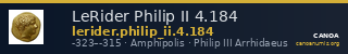 LeRider Philip II 4.184 — CANOA