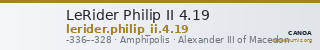 LeRider Philip II 4.19 — CANOA
