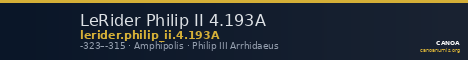 LeRider Philip II 4.193A — CANOA