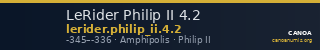 LeRider Philip II 4.2 — CANOA