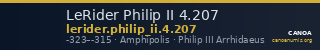 LeRider Philip II 4.207 — CANOA