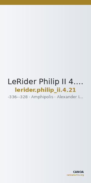 LeRider Philip II 4.21 — CANOA