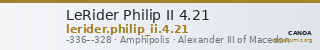 LeRider Philip II 4.21 — CANOA
