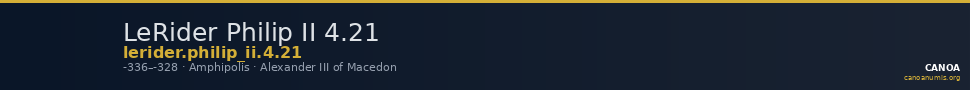 LeRider Philip II 4.21 — CANOA