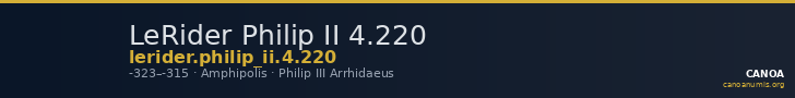 LeRider Philip II 4.220 — CANOA