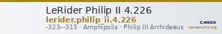 LeRider Philip II 4.226 — CANOA