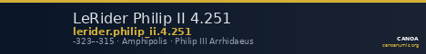 LeRider Philip II 4.251 — CANOA