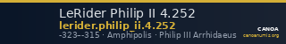 LeRider Philip II 4.252 — CANOA