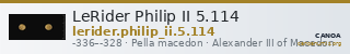 LeRider Philip II 5.114 — CANOA