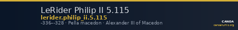 LeRider Philip II 5.115 — CANOA
