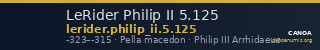 LeRider Philip II 5.125 — CANOA
