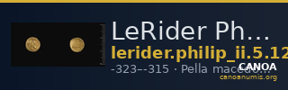 LeRider Philip II 5.127 — CANOA