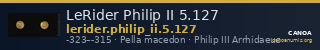 LeRider Philip II 5.127 — CANOA
