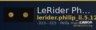 LeRider Philip II 5.128 — CANOA
