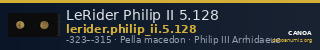 LeRider Philip II 5.128 — CANOA