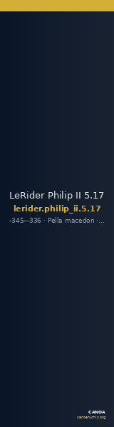 LeRider Philip II 5.17 — CANOA