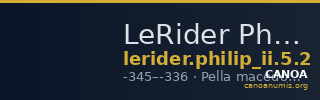 LeRider Philip II 5.2 — CANOA