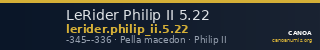 LeRider Philip II 5.22 — CANOA