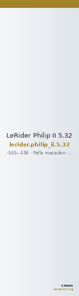 LeRider Philip II 5.32 — CANOA