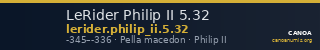 LeRider Philip II 5.32 — CANOA