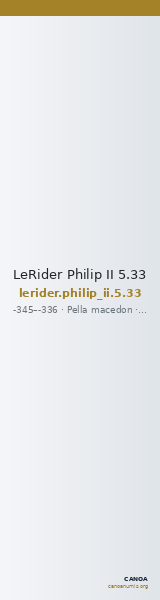 LeRider Philip II 5.33 — CANOA