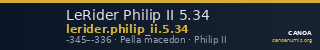 LeRider Philip II 5.34 — CANOA