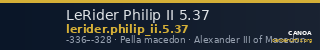 LeRider Philip II 5.37 — CANOA