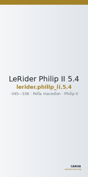 LeRider Philip II 5.4 — CANOA