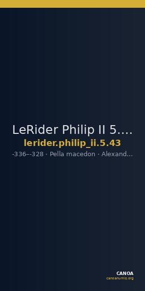 LeRider Philip II 5.43 — CANOA