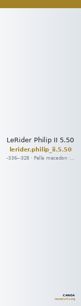 LeRider Philip II 5.50 — CANOA