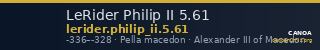 LeRider Philip II 5.61 — CANOA