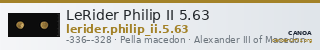 LeRider Philip II 5.63 — CANOA