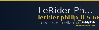 LeRider Philip II 5.68 — CANOA