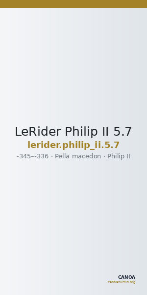 LeRider Philip II 5.7 — CANOA