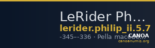LeRider Philip II 5.7 — CANOA