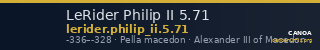 LeRider Philip II 5.71 — CANOA