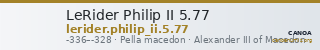 LeRider Philip II 5.77 — CANOA