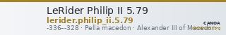 LeRider Philip II 5.79 — CANOA