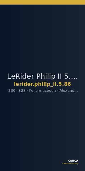 LeRider Philip II 5.86 — CANOA