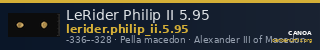 LeRider Philip II 5.95 — CANOA