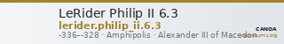 LeRider Philip II 6.3 — CANOA