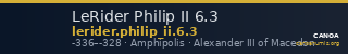 LeRider Philip II 6.3 — CANOA